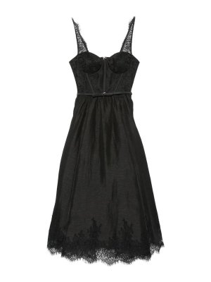 ZIMMERMANN: Robe longueur genou - Robe Au Genou - Noir
