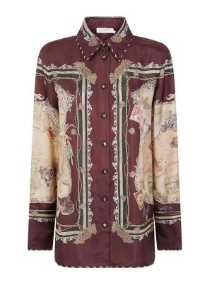 ZIMMERMANN: Camisas - Camisa - Púrpura
