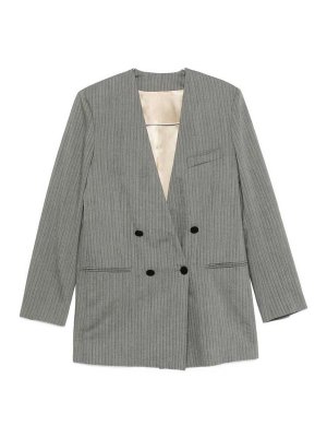 ALBERTA FERRETTI: blazers - Wool Blend Blazer Jacket