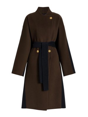 ALBERTA FERRETTI: long coats - Wool And Cashmere Long Coat