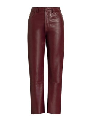 ALBERTA FERRETTI: pantaloni in pelle - Pantaloni in similpelle