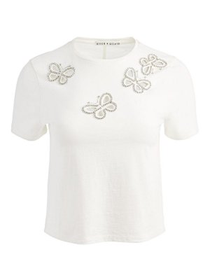 ALICE+OLIVIA: T-shirts - T-Shirt - Weiß