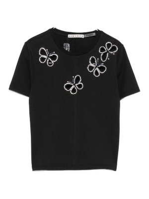 ALICE+OLIVIA: t-shirts - Cindy Cut-Out T-Shirt