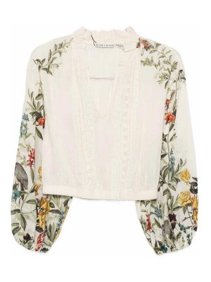 ALICE+OLIVIA: blouses - Cassie Cropped Blouse