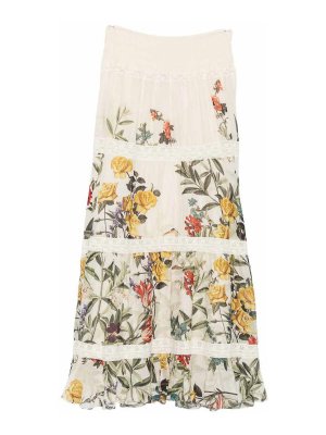 ALICE+OLIVIA: Long skirts - Stevie Printed Maxi Skirt