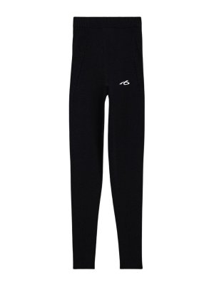 BALENCIAGA: レギンス - レギンス - 黒