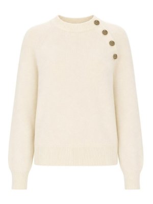 Balmain: crew necks - Cashmere Crewneck Sweater