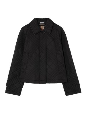 BURBERRY: Kurze Daunenjacken - Daunenjacke - Schwarz