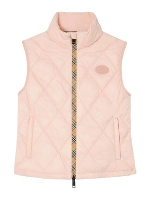 BURBERRY: Kurze Daunenjacken - Daunenjacke - Rosa
