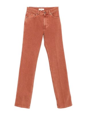 CHLOE': straight leg jeans - Denim Cotton Jeans