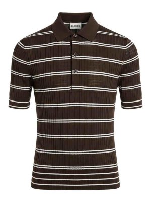 CLOSED: polo shirts - Striped Wool Polo Shirt