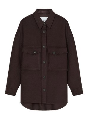 CLOSED: camicie - Camicia oversize in misto lana