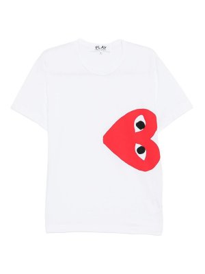 COMME DES GARCONS: t-shirts - Red Heart Cotton T-Shirt