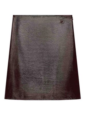 Courreges: Knee length skirts & Midi - Vinyl Skirt