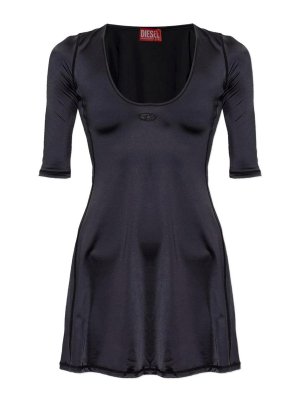 DIESEL: Vestidos cortos - Vestido Corto - Negro