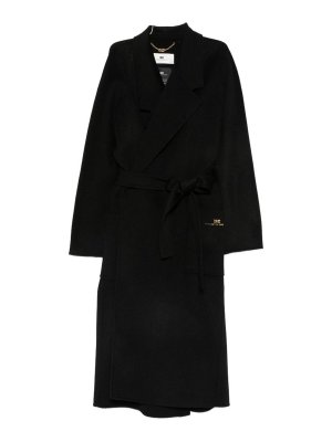 ELISABETTA FRANCHI: cappotti lunghi - Cappotto lungo di lana