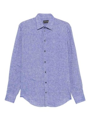 EMPORIO ARMANI: shirts - Linen Shirt