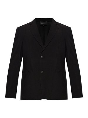 EMPORIO ARMANI: blazers - Single-Breasted Jacket