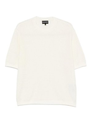 EMPORIO ARMANI: クルーネック - クルーネック - 白