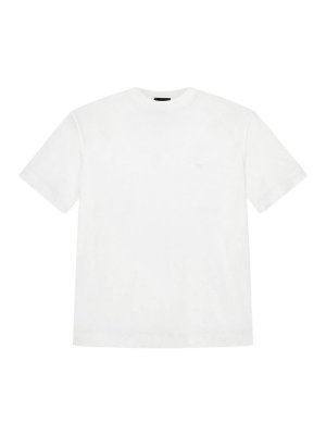 EMPORIO ARMANI: t-shirts - Logo Cotton T-Shirt