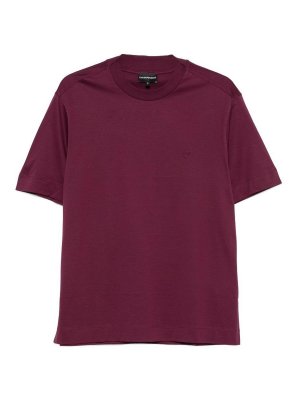 EMPORIO ARMANI: t-shirts - Logo Cotton T-Shirt