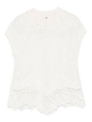 ERMANNO SCERVINO: Tops und Tank Tops - Top - Weiß