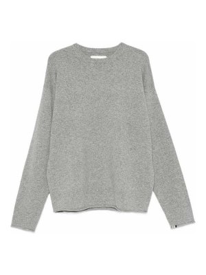 EXTREME CASHMERE: Strickpullover mit Rundhalsausschnitt - Rundhalspullover - Grau