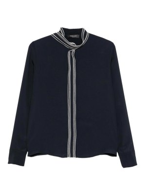 FABIANA FILIPPI: Camisas - Camisa - Azul Oscuro