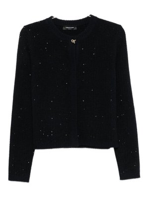 FABIANA FILIPPI: Cardigans - Cardigan - Bleu Foncé