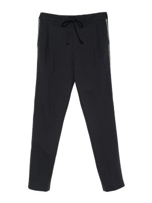 FABIANA FILIPPI: Pantalones casual - Pantalón Casual - Azul Oscuro