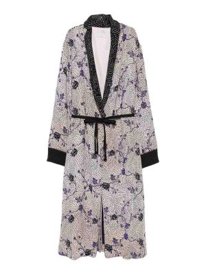 FORTE FORTE: long coats - Cherry Blossom Long Coat