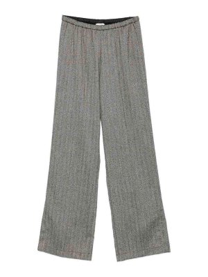 FORTE FORTE: Pantalones casual - Pantalón Casual - Negro