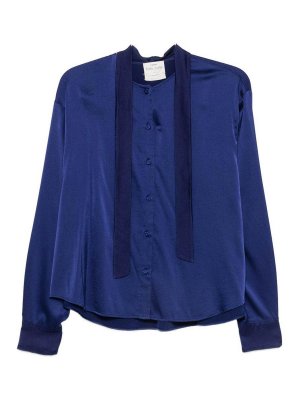 FORTE FORTE: Camisas - Camisa - Azul Oscuro