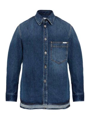 GIVENCHY: shirts - Denim Cotton Shirt