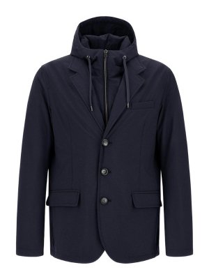 HERNO: blazers - Nylon Blazer Jacket