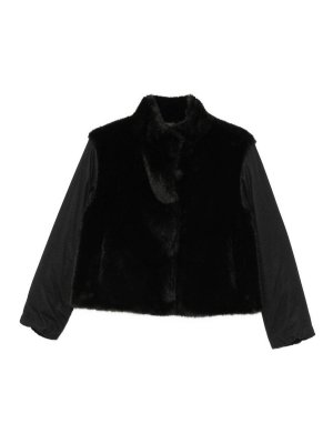 HERNO: padded jackets - Faux-Fur Blouson Jacket