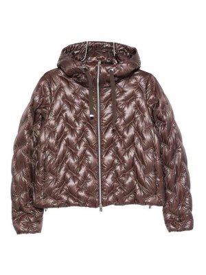 HERNO: padded jackets - Quilted Short Down Jacket