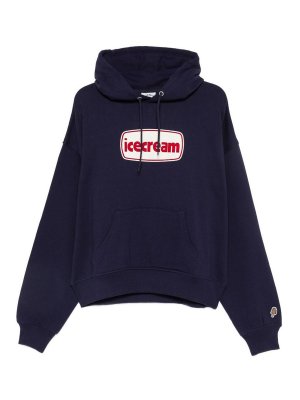 ICECREAM: Sweatshirts & Sweaters - Logo Cotton Hoodie