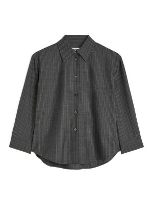 JIL SANDER: Camisas - Camisa - Gris