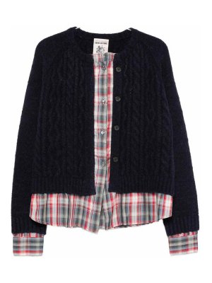 Semicouture: cardigans - Marcy Wool Blend Cardigan