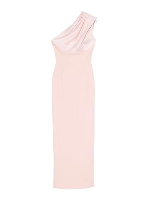 SOLACE LONDON: Vestidos largos - Vestido Largo - Rosado
