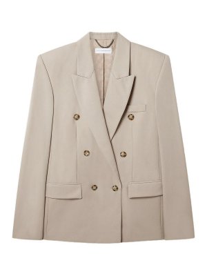 STELLA McCARTNEY: blazers - Wool Double-Breasted Jacket