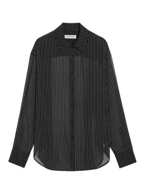 THE FRANKIE SHOP: shirts - Peri Striped Shirt