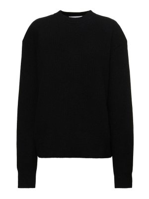 THE FRANKIE SHOP: maglia collo rotondo - Maglione oversize in lana Rafaela