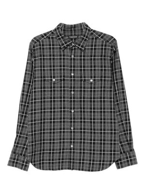 TOM FORD: Camisas - Camisa - Gris