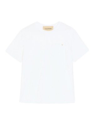 VALENTINO: t-shirts - Vgold Cotton T-Shirt