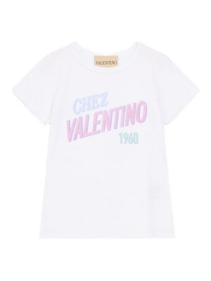 VALENTINO: t-shirts - Chez  Cotton T-Shirt