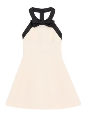 VALENTINO: abiti corti - Mini abito in misto lana e seta