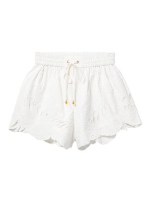 ZIMMERMANN: pantaloni shorts - Pantaloncini in cotone Mahon