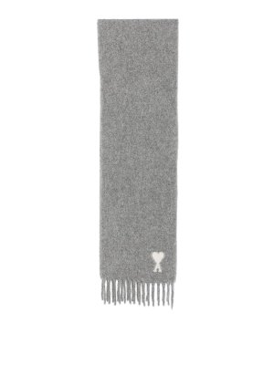 AMI PARIS: Bufandas y pañuelos - Bufanda - Gris